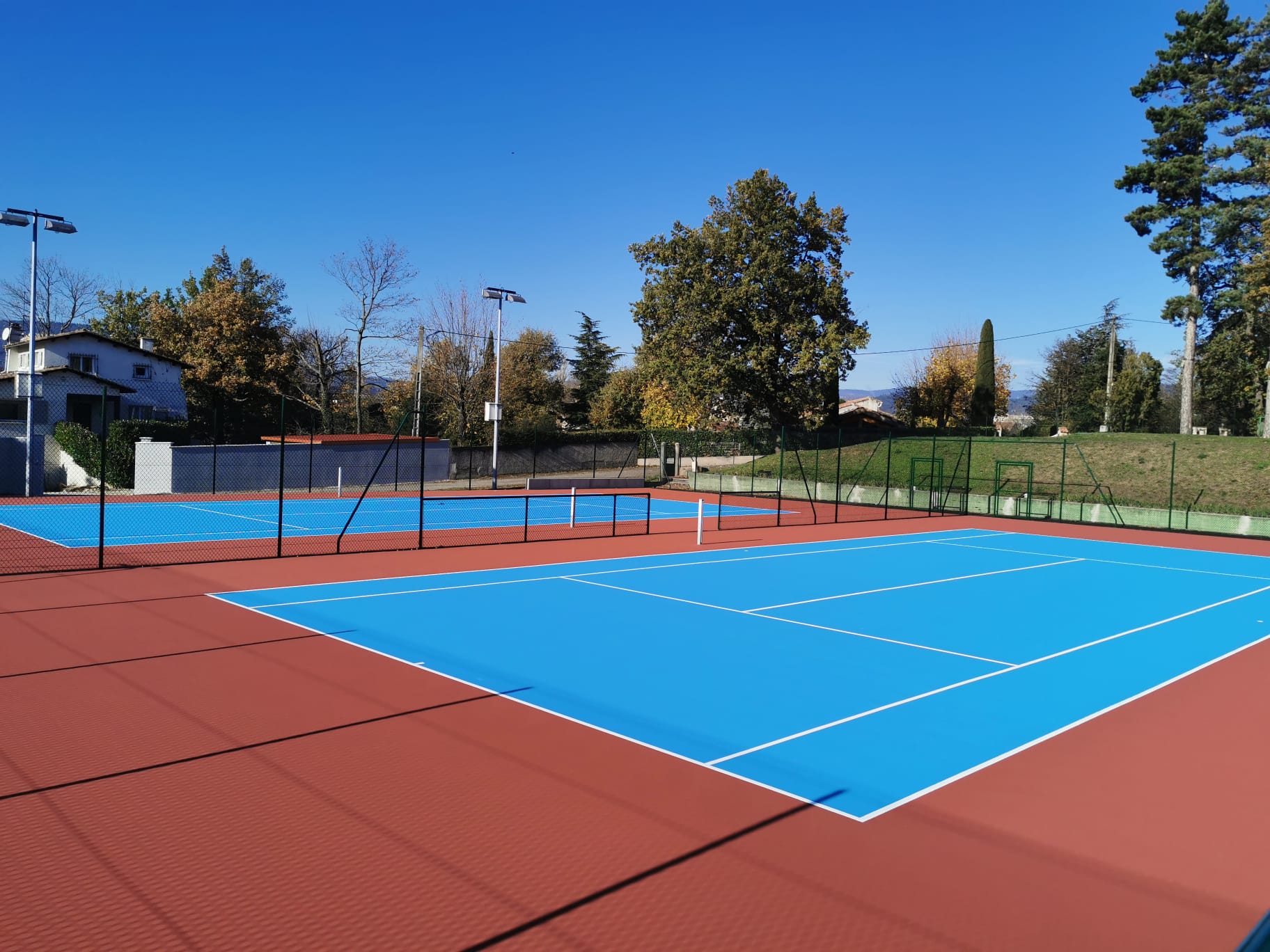 Kit de Résine pour Courts de Tennis avec Peinture Sportive Couleur